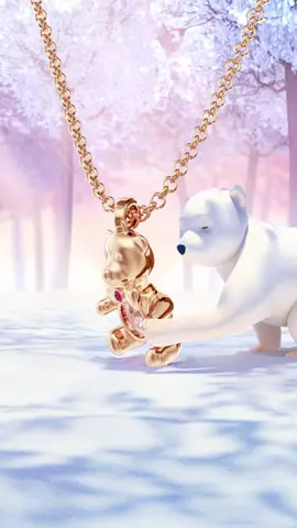 Making of: when #ArtyTheBear met his sparkly match. 🐻‍❄️💫❄️ #Chopard #HolidaySeason #ChopardFairytale