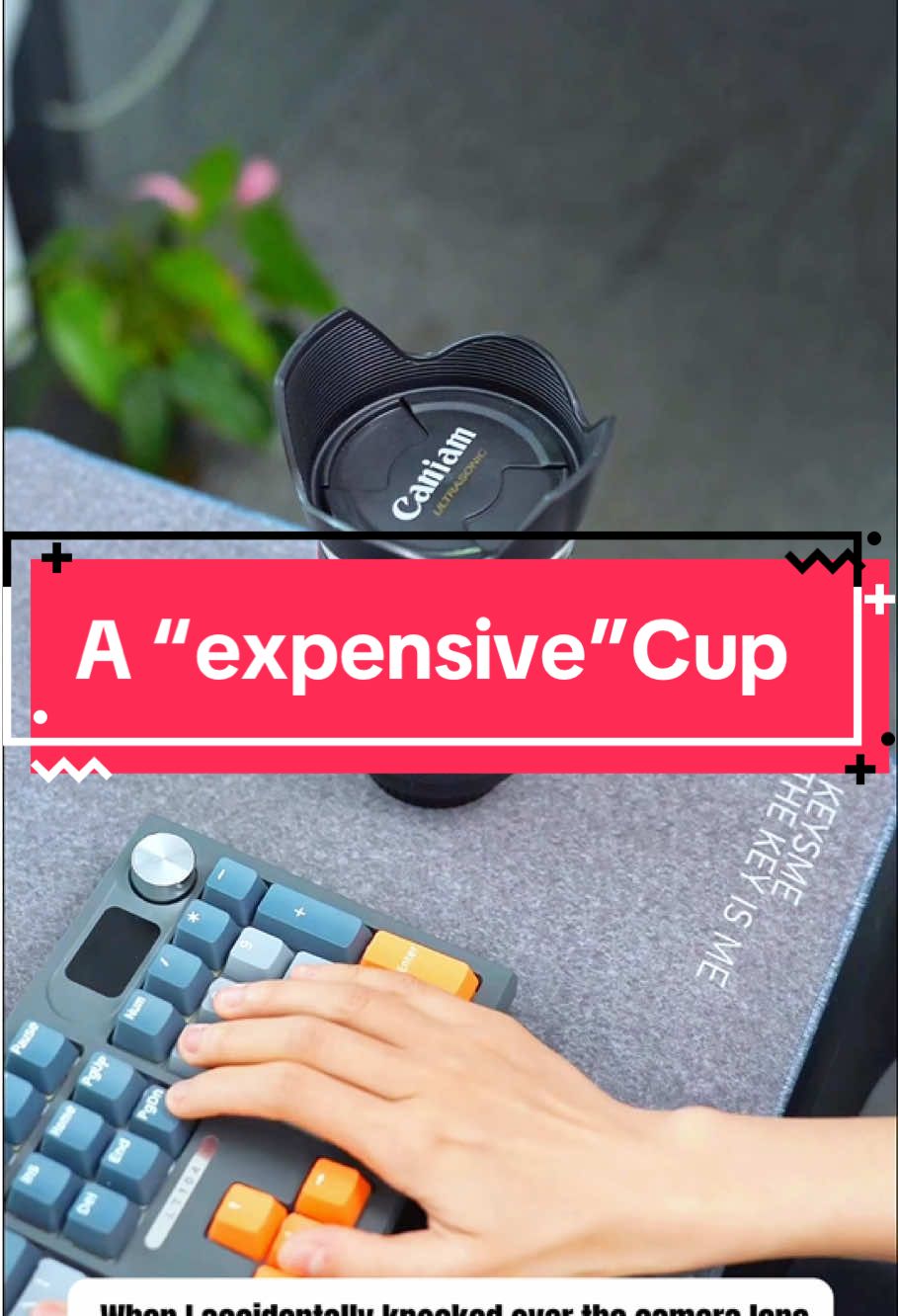 A photographer seeing this would definitely yell at me.😂#creative #fyp #cup #goodthing 