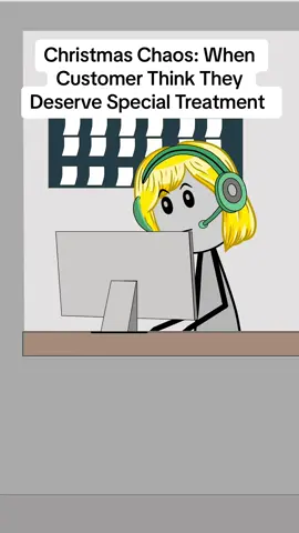 Christmas Chaos: When Customer Think They Deserve Special Treatment  Audio credit: @Heaven  #managersbelike #manager #corporateamerica #corporate #corporatelife #animation #customerservice #worklife #usa🇺🇸 #fyp 