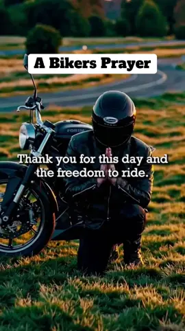 Before every ride, a moment of gratitude and a prayer for safety. 🏍️✨ #RidersPrayer #RideSafeRideFree #MotorcycleLife #TwoWheelsOneLove #MotoFrontier 