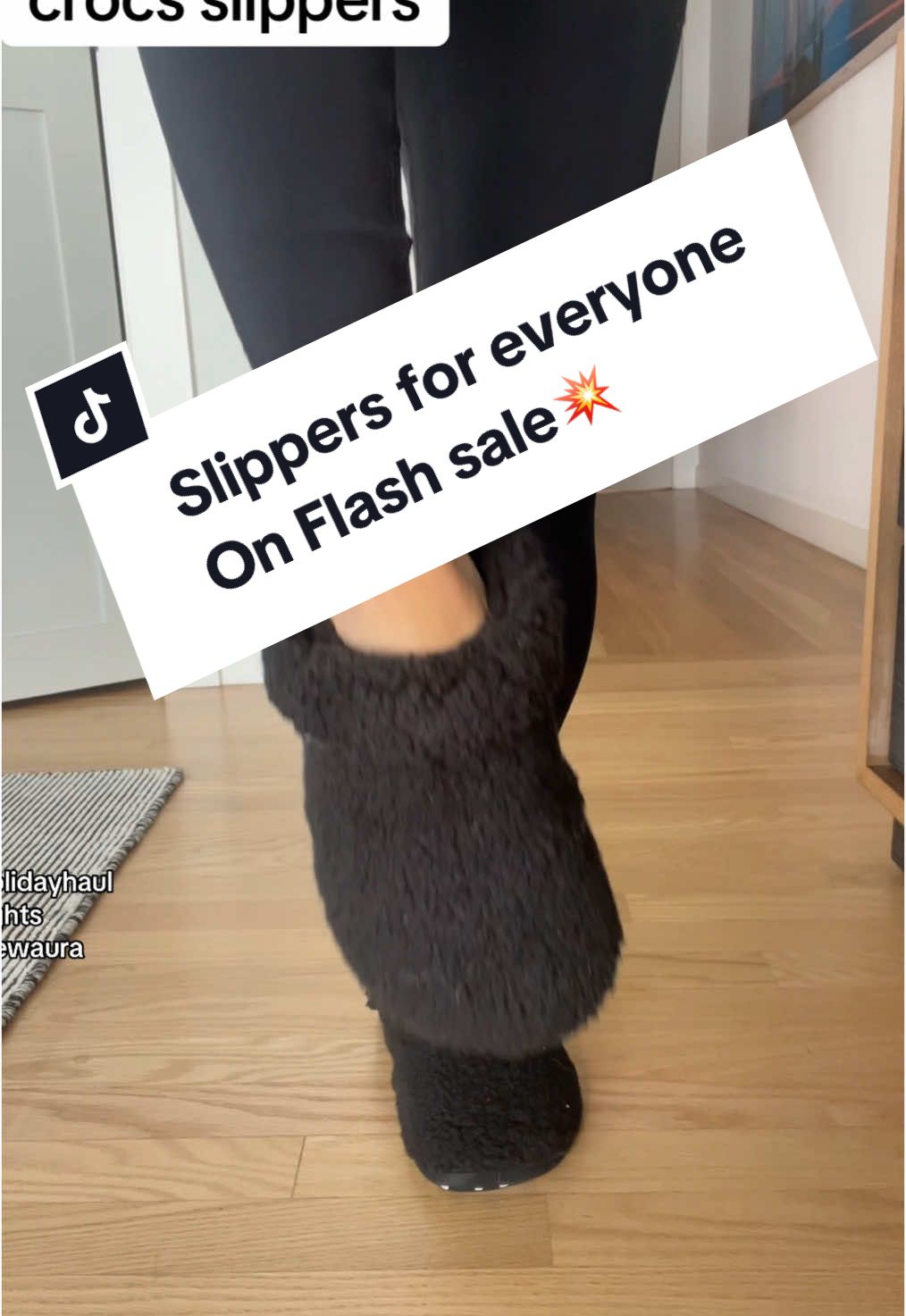 get the real crocs slippers you won’t be sorry!  it’s like having fluffy pillows on your feet! ##crocsslippers##unisexslippers##tiktokshopholidayhaul##ttsdelight##giftguide##giftsforeveryone