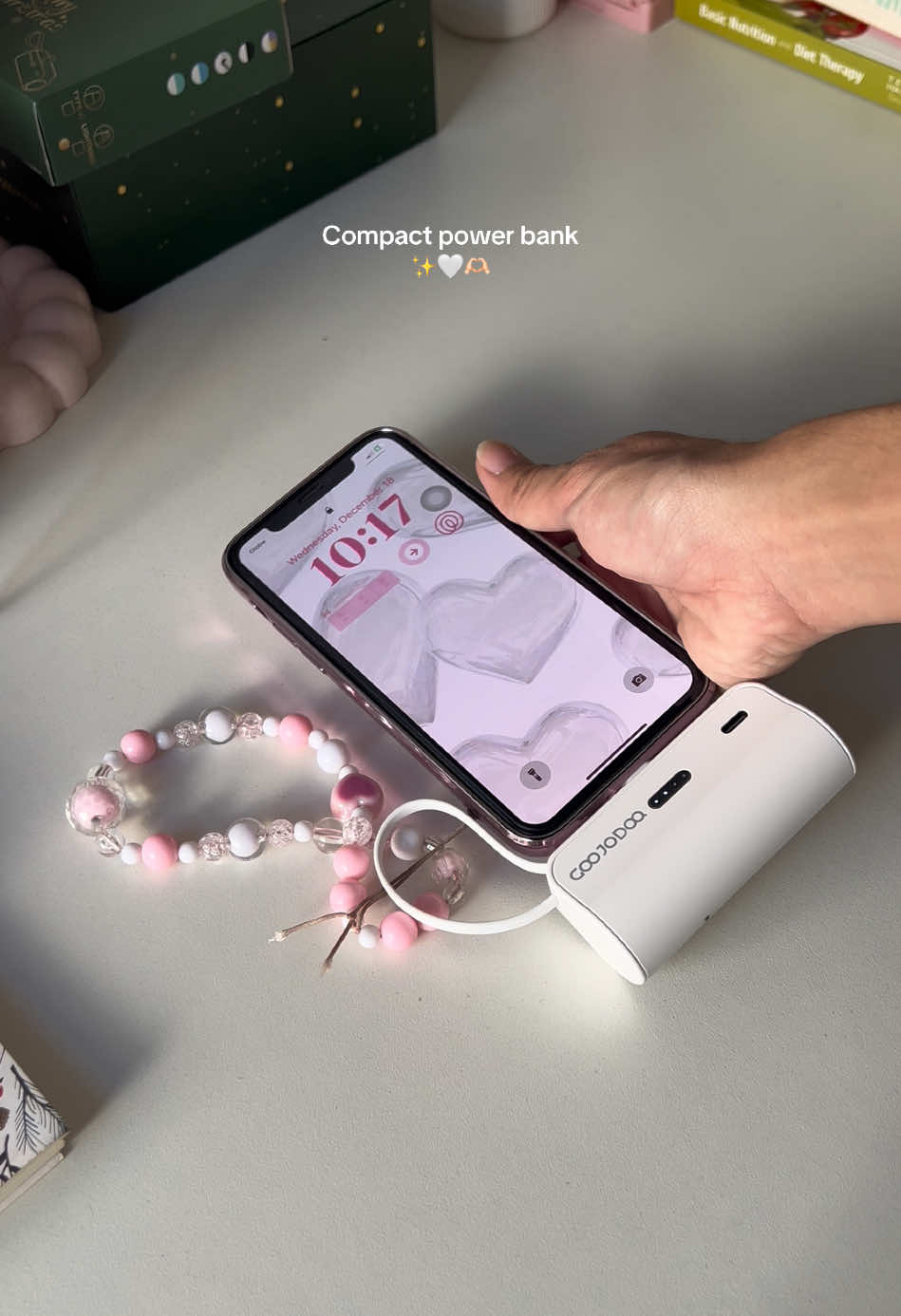 mini power bank pero 5000mAh yan 😩✨🫶🏻 #goojodoq #powerbank #goojodoqpowerbank #minipowerbank #5000mah 