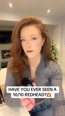 HAVE YOU SEEN ONE BEFORE?  #ginger #redhead #redhair #gingerhair #redheads #redhairdontcare #redheadsoftiktok #foryou #tenoutoften 