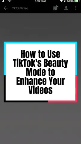 Unlock the secrets of TikTok's Beauty Mode to make your videos stand out! Follow these simple steps to enhance your appearance and create stunning content.