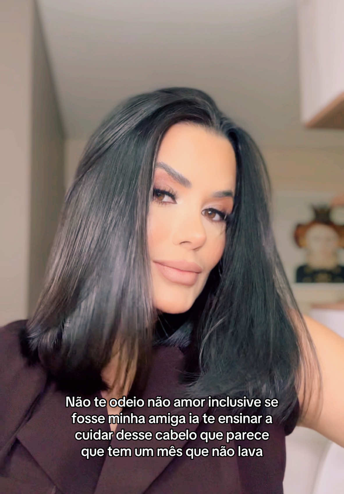 Cola aqui que eu te ensino 🤩 Querem dicas assim?  . . . . . #inspiration #cabelosaudavel #mulheresempoderadas #cabeloliso 