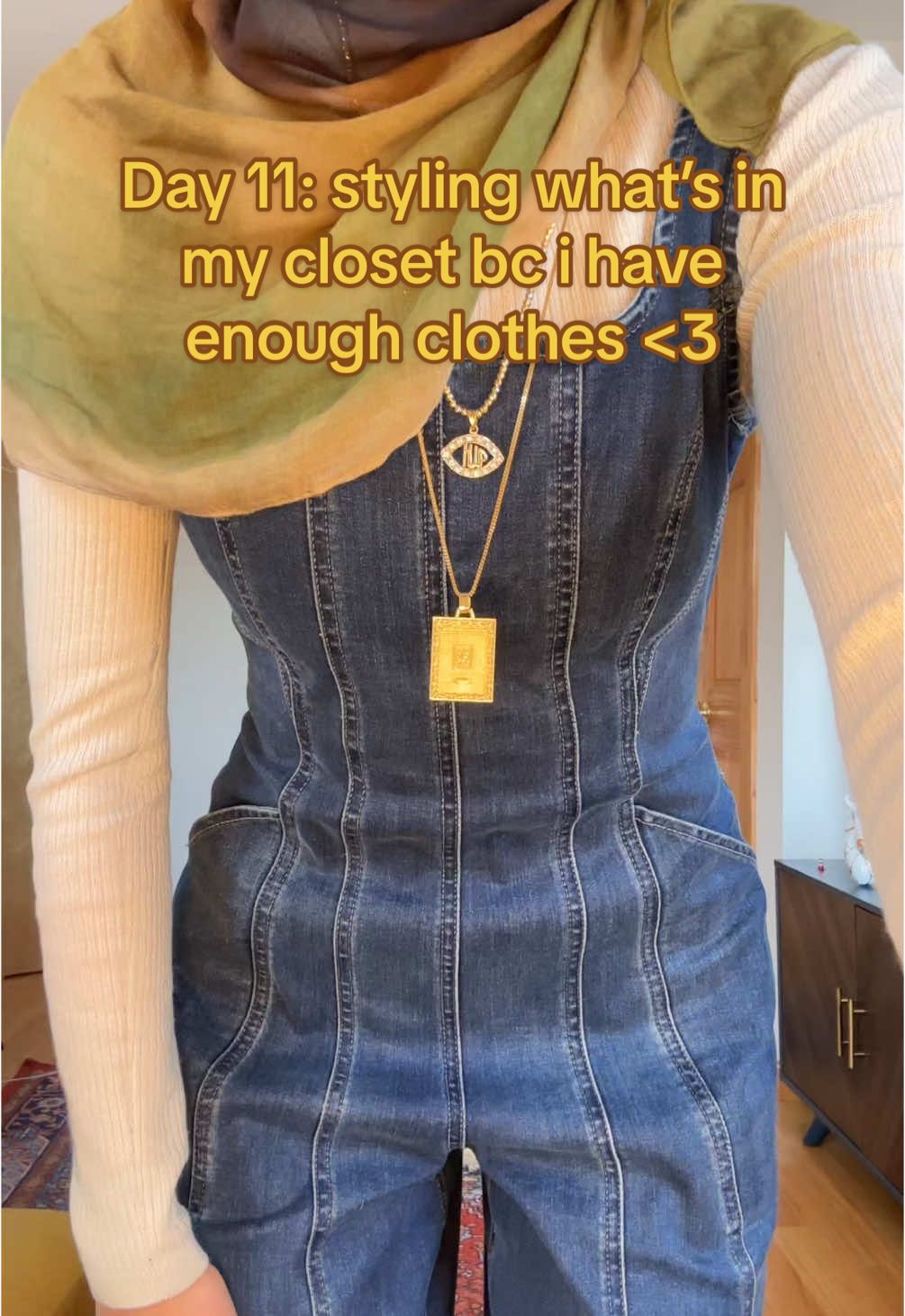 Day 11: styling what i have🤪 #sustainablefashion #hijabitiktok #hijabifashion #outfitinspo #outfitideas 