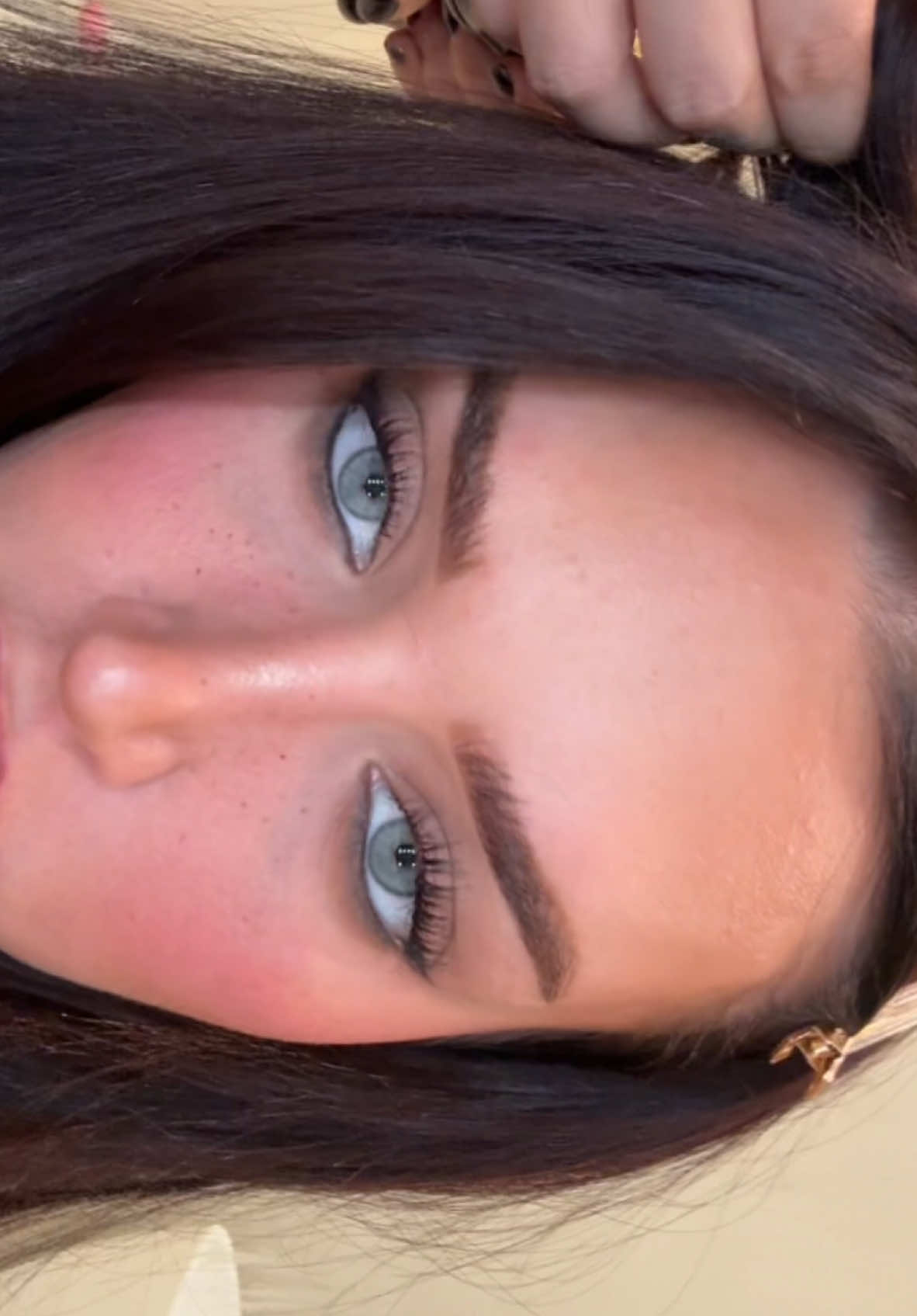 before i cried all my makeup off at billie 