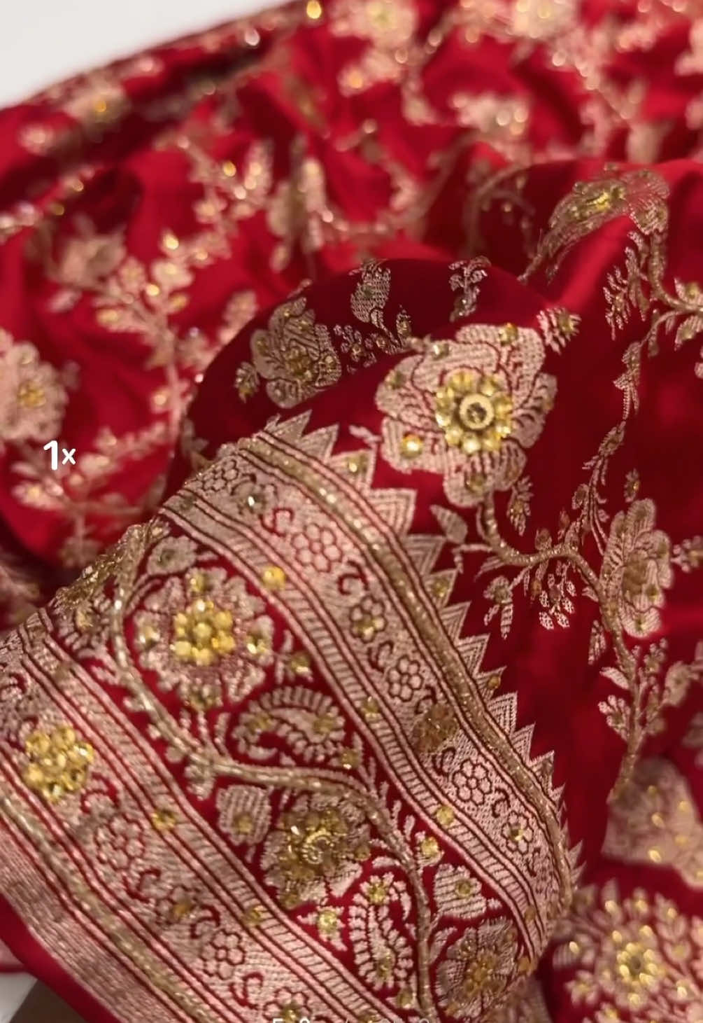 Our luxurious bridal collection for our beautiful bride ✨🌺 Pure banarasi satin silk saree with handwork boutique work including blouse piece - SHOP NOW 🛍️ #bestcollection #bloomsethnicwears #bloomsoftheday #shopnow #fyp #bridal #collection #viral #luxury #saree #handwork #nepal #instagram 