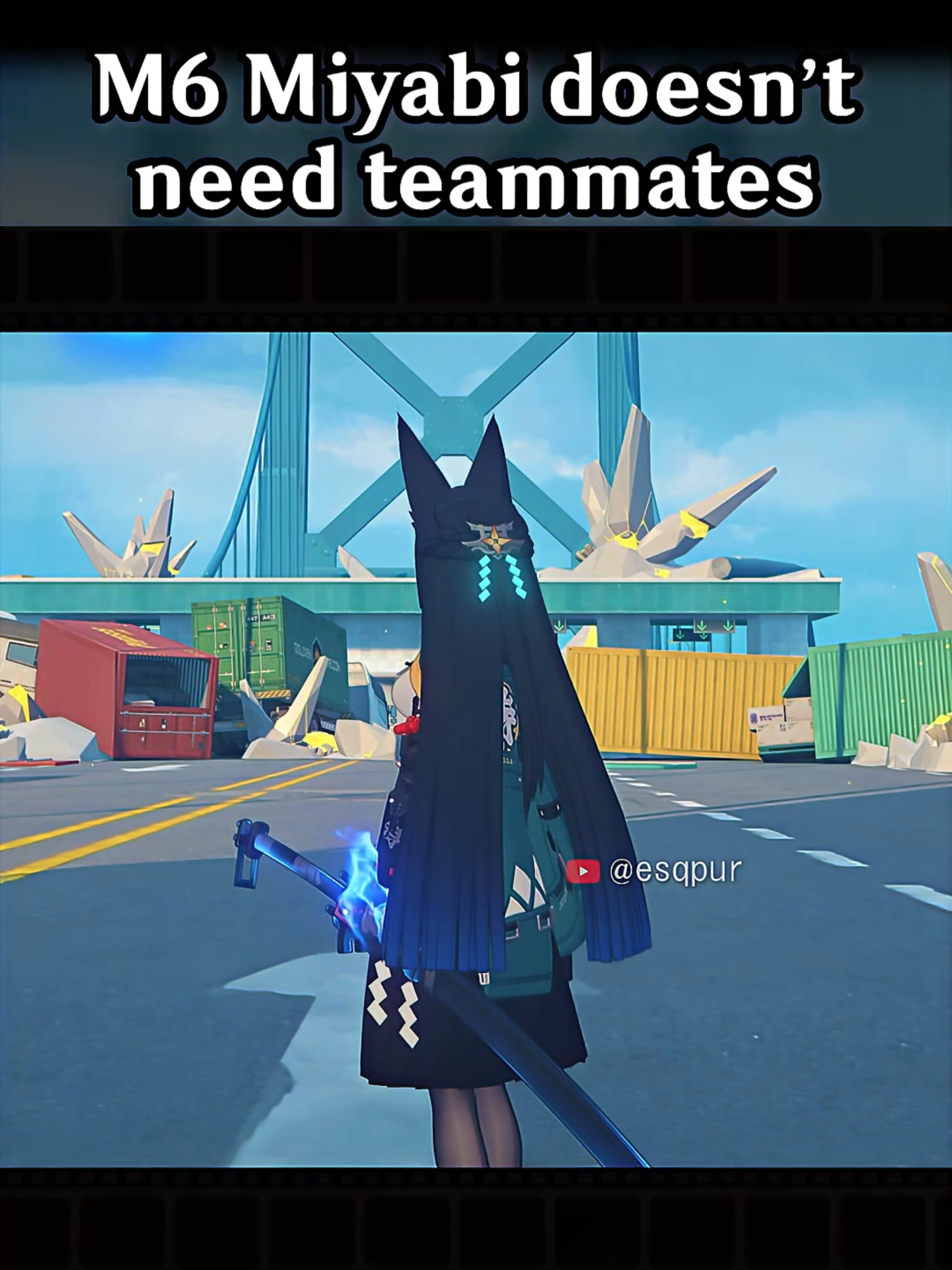 M6 MIYABI DOESN'T NEED TEAMMATES #zzzgameplay #zenlesszonezeroedit #zzzero #hoyocreators #Miyabi