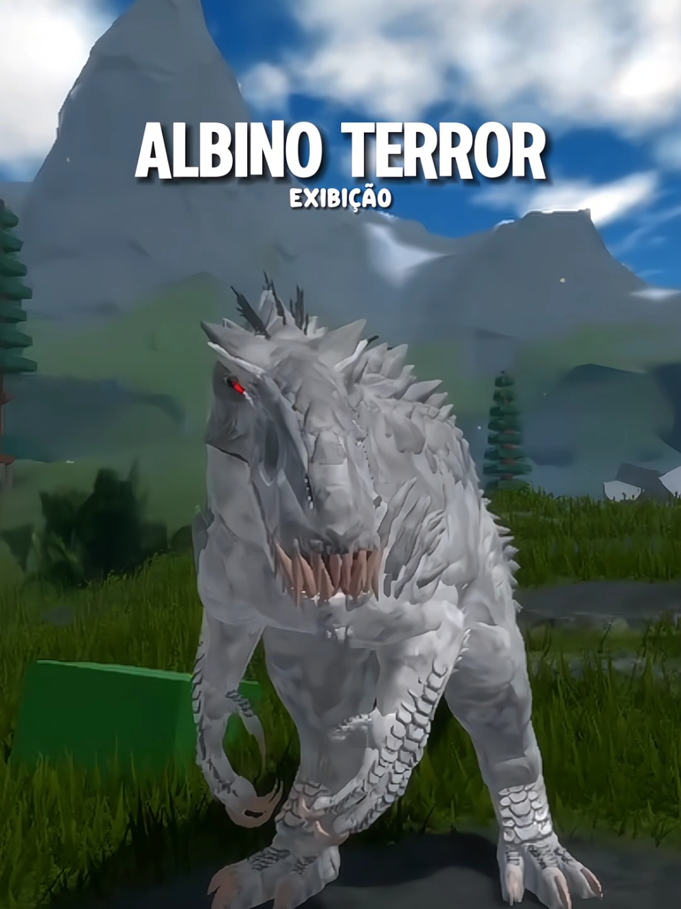 Albino Terror ★ #dinosaursimulator #dinosaursimulatorroblox #roblox #fyp 