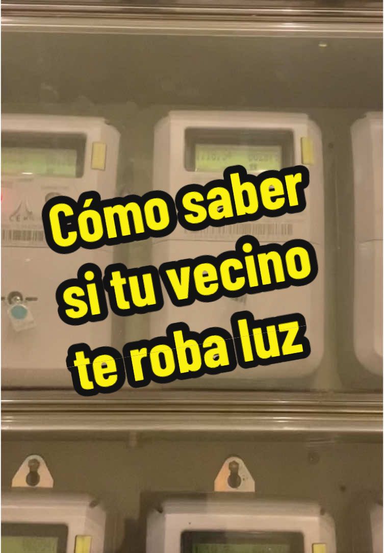 Cómo saber si tu vecino te roba luz Si pagas mucho de luz y sospechas que tu vecino está enganchado a tu contador, te explicar cómo saberlo. #robarluz #luz #vecinorobaluz #luzenganchada #tuvecinoterobaluz #vecinoenganchadoluz #vecinoterobaluz #electricidad #electricista #loselectricistas #electricistacordoba #contadordigital #contadorluz 