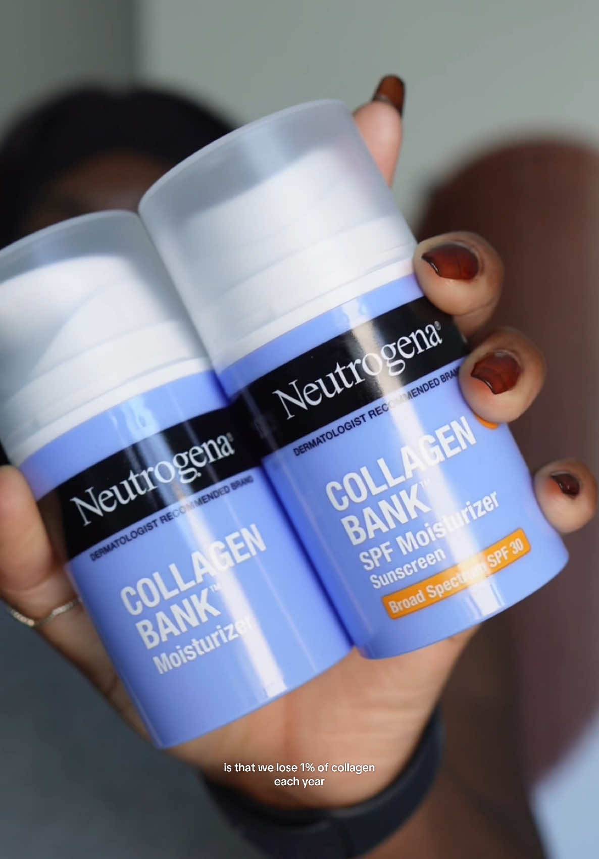 My skins collagen isn't going anywhere, thanks to Neutrogena's Collagen Bank Moisturizers! Neutrogena's Collagen Bank SPF 30 Moisturizer and their Collagen Bank Moisturizer with Bakuchiol are clinically-proven protect the skins natural collagen to keep us looking more youthful! Cheers to more smooth, glowy, and plump skin in our thirties!🥂 @Neutrogena #NeutrogenaGifted #BankWithNeutrogena #NeuBFF #sunscreen #moisturizer #skincare #skincareroutine #daytimeskincare #nightimeskincare #collagen 