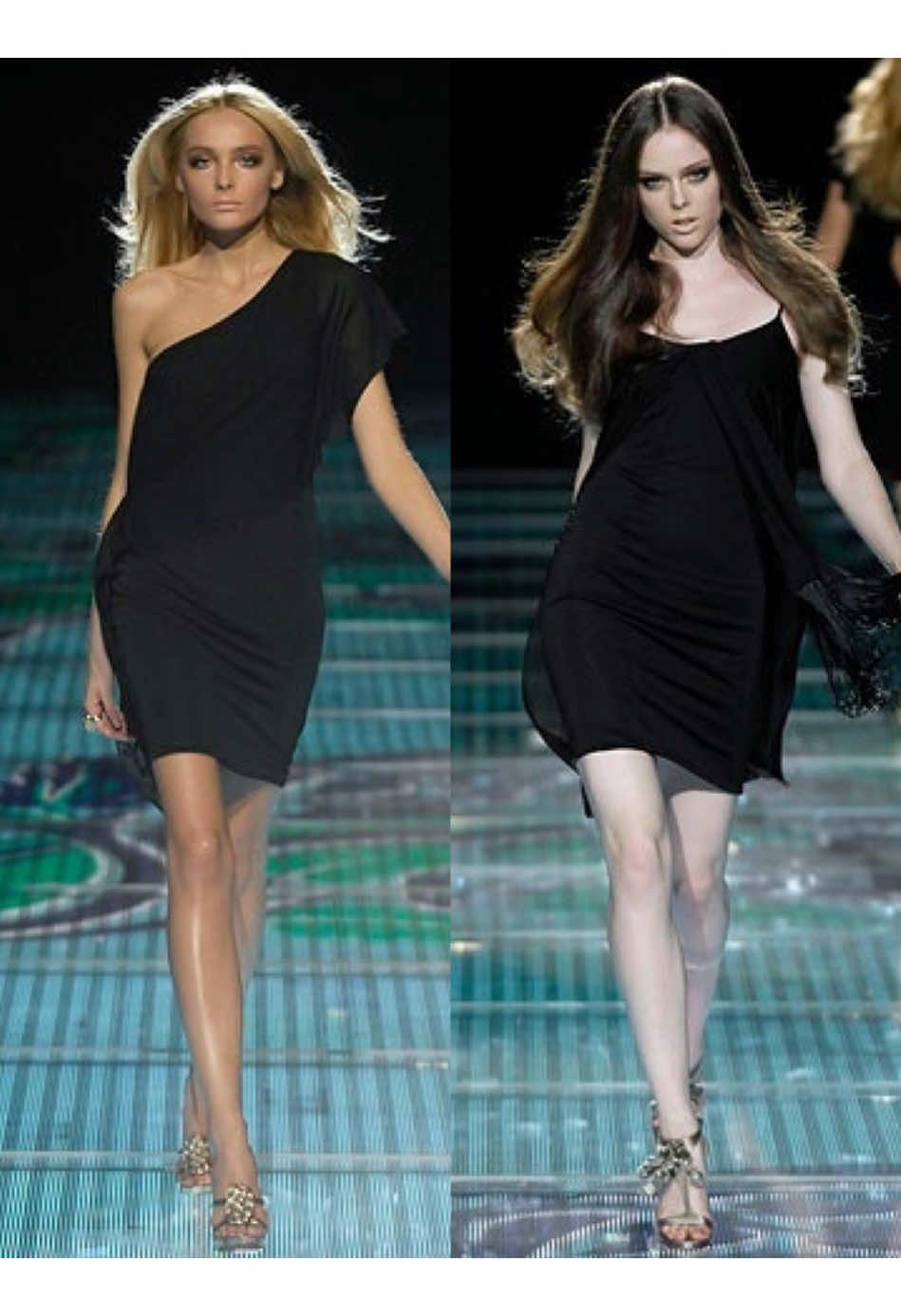according to the 2000s fashion world #fyp #snejanaonopka #cocorocha #model #skinny #sizezero #versace #Runway 