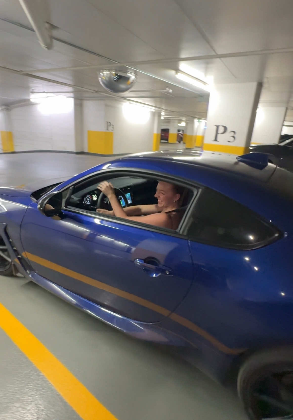 FIRST CAR 😍🥹💙 . Back story, this is my boyfriends  dream car @Aidan Heslop and if he Won the @Red Bull Cliff Diving World Series we would buy it together! And he did it! So here we are wuth a gorgeous #GR86 😳 For #BraveMas Day 18 I’m one step closer to getting over my fear of driving 💪  . #BraveGang #cartok #car 