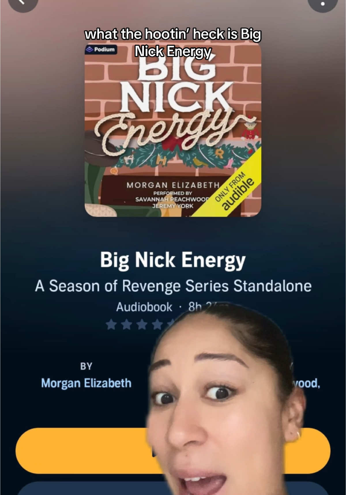 Big Nick Energy indeed… who knew Santa had that kind of power #Ad  @Audible 