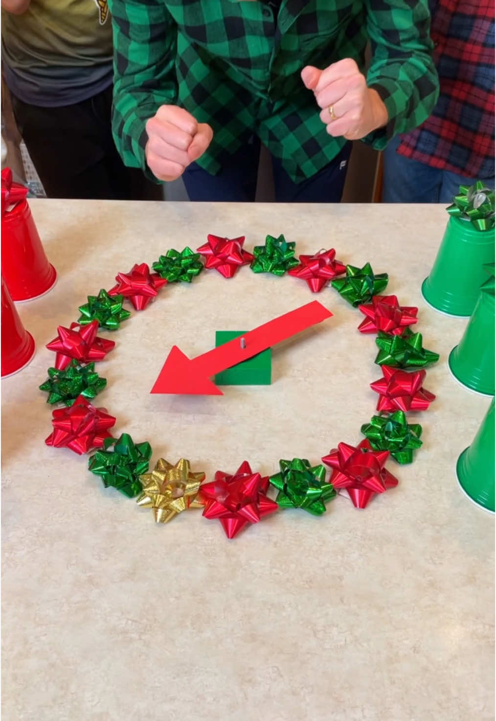 Christmas Bow Spinner Game! 🎁 #game #family #christmas #holiday 