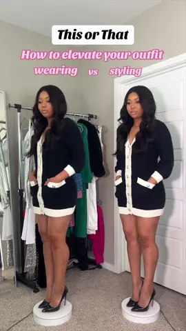 This or That: How to elevate your outfit 🖤 old money edition 💰 wearing vs styling! #outfit #outfitideas #fashion #styleinspo #outfitinspo #90s #90sstyle #wearingvsstyling #oldmoney #oldmoneyaesthetic 