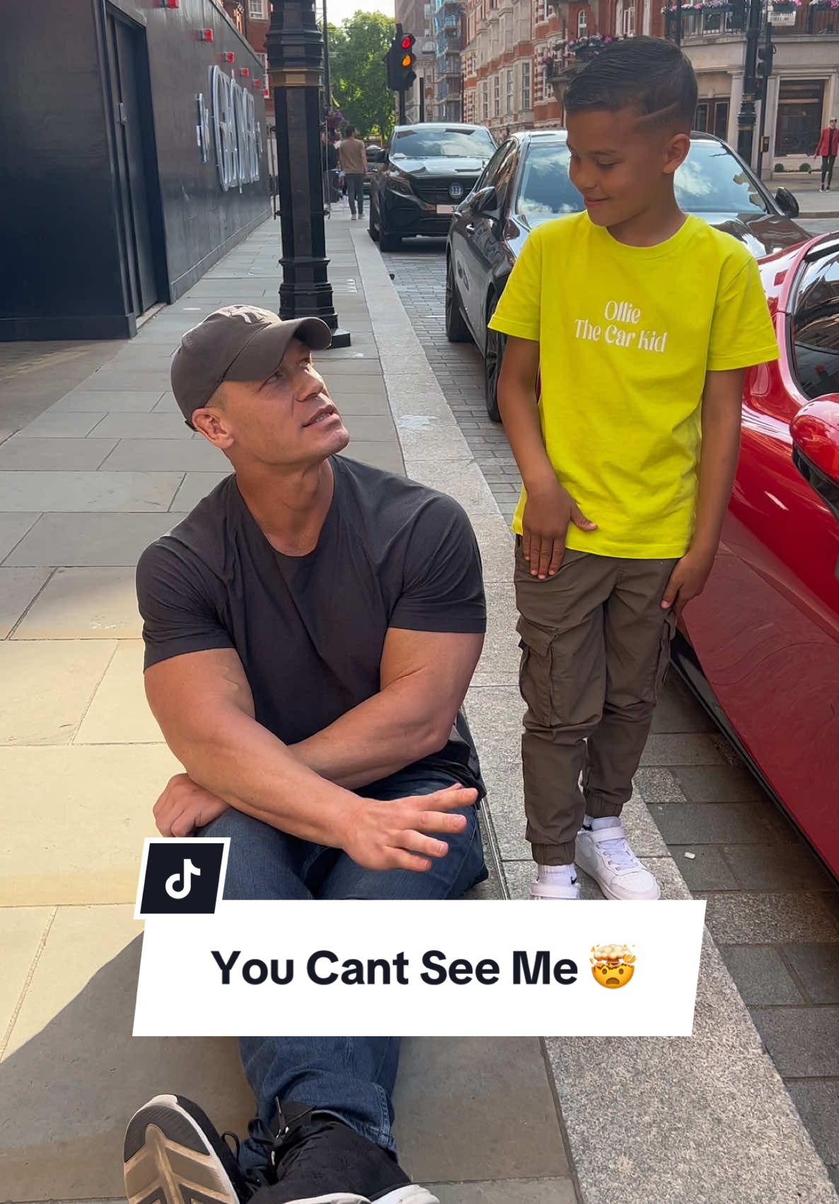 Having a chat with the man John Cena !! Completely unexpected thank you John for taking the time to have a talk 🙌 #johncena #WWE #legend #movie 