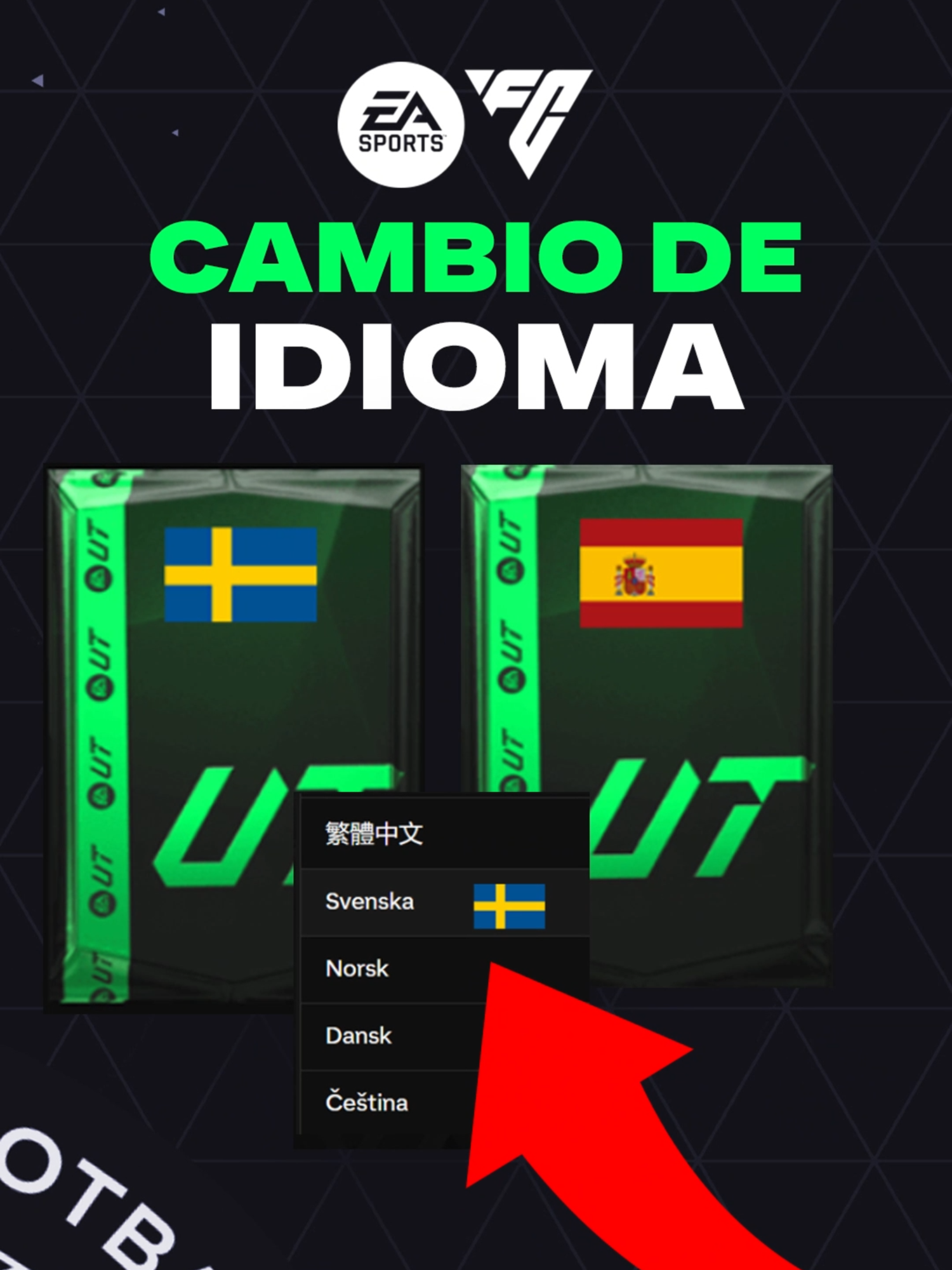 ❓COMO CAMBIAR EL IDIOMA para los SOBRES BUG con ERROR para la COMPENSACION en el videojuego EAFC 25 #eafc #eafc25 #fc25 #fut25 #fifa25 #fifaultimateteam #easports #futchampions #fifa #ut25 #juego #videojuego #game #videogame