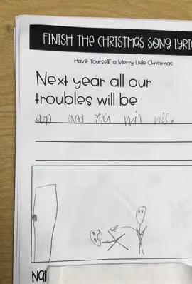 Finish the Christmas Lyrics 2nd Grade Style 🎄🎅🏼 #2ndgrade #christmas #finishthelyrics #teachersoftiktok 