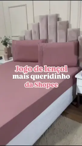 🛍 Achadinho da Shopee: Jogo de lençol  Comenta 