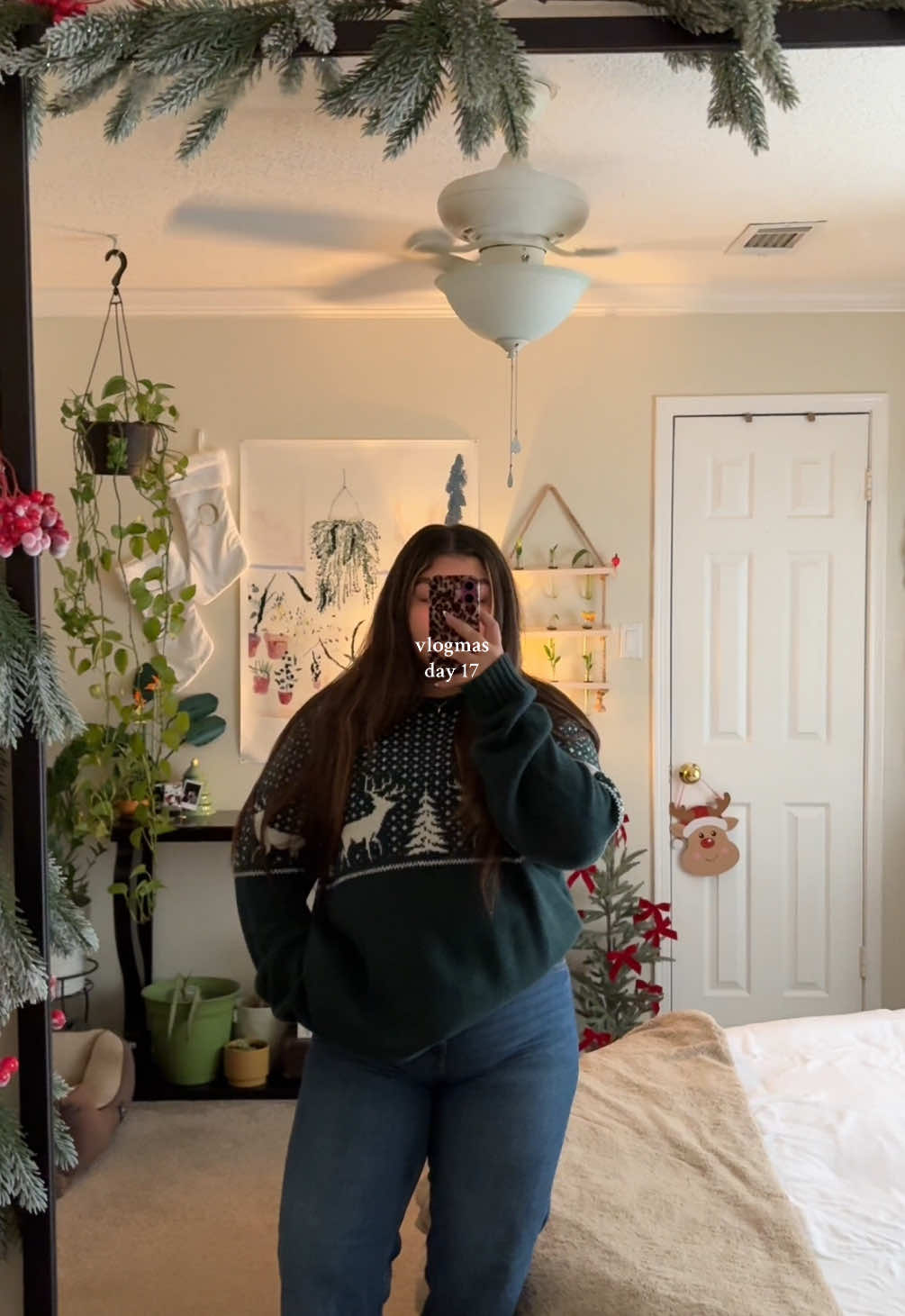 trying to wear a christmas sweater everyday until the 25th hehe #Vlogmas #Vlog #dayinmylife 