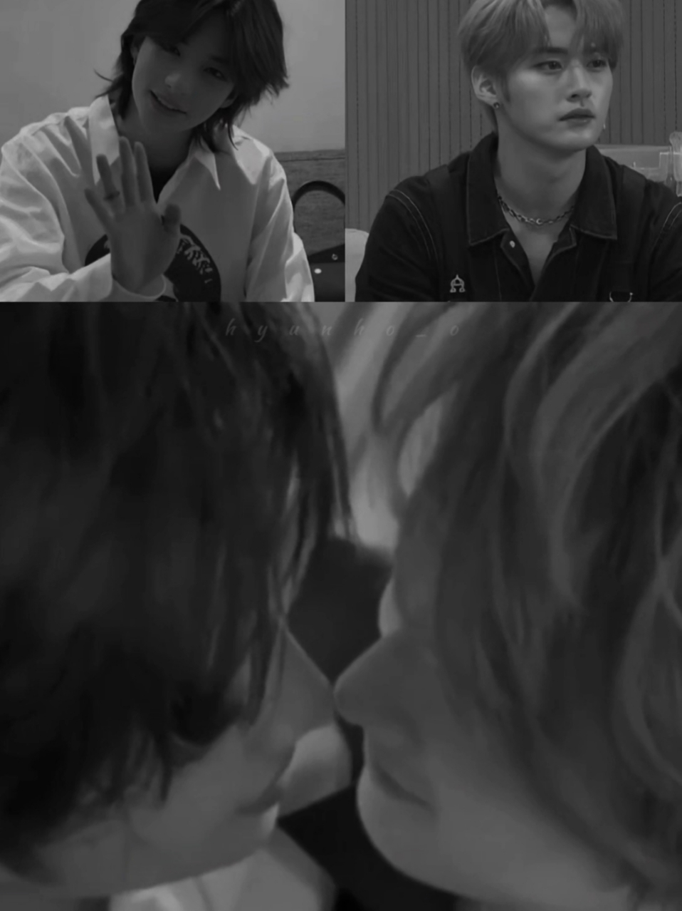 It was very sweet / send it to your loved ones so they will be happy  #hyunho #hyunjin #minho #keşfet #hyunhobestship #kesfetbenial #edit 