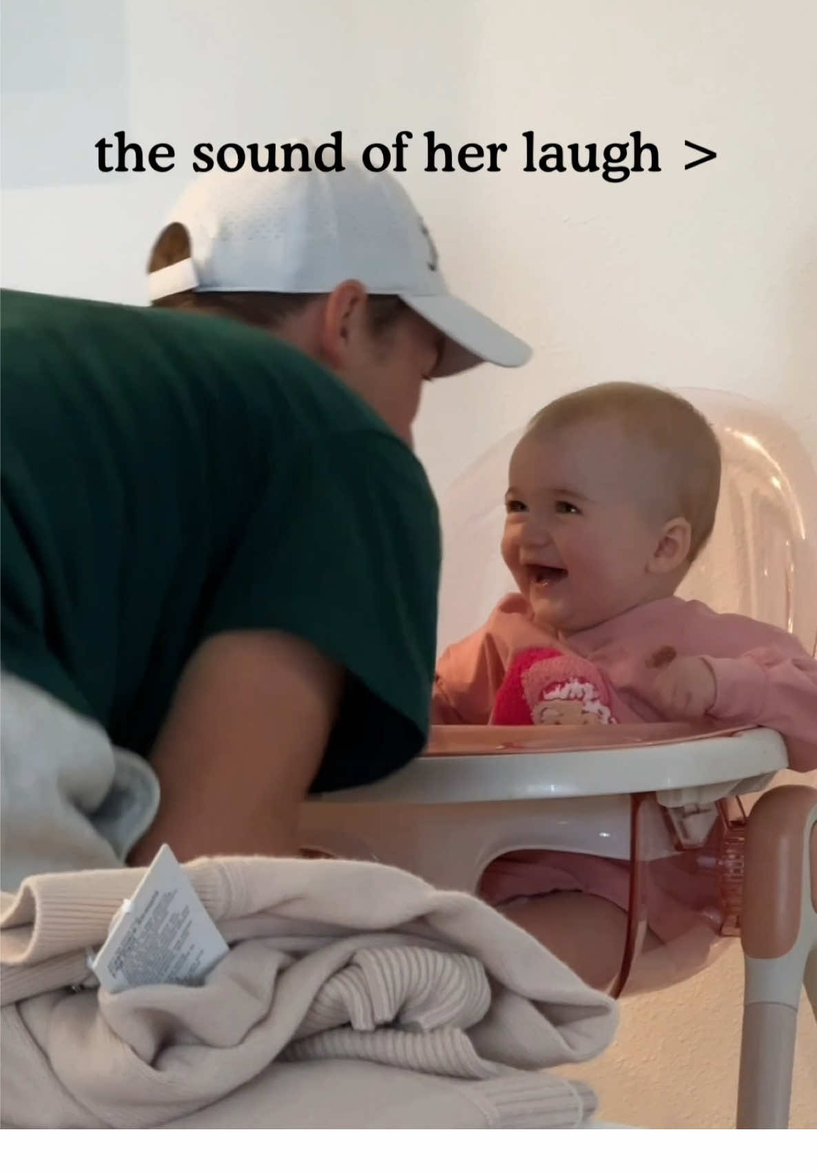 there is literally NOTHING better than the sound of your baby laughing 🥹❤️ #babygirl #dadsoftiktok #couple #couplegoals 