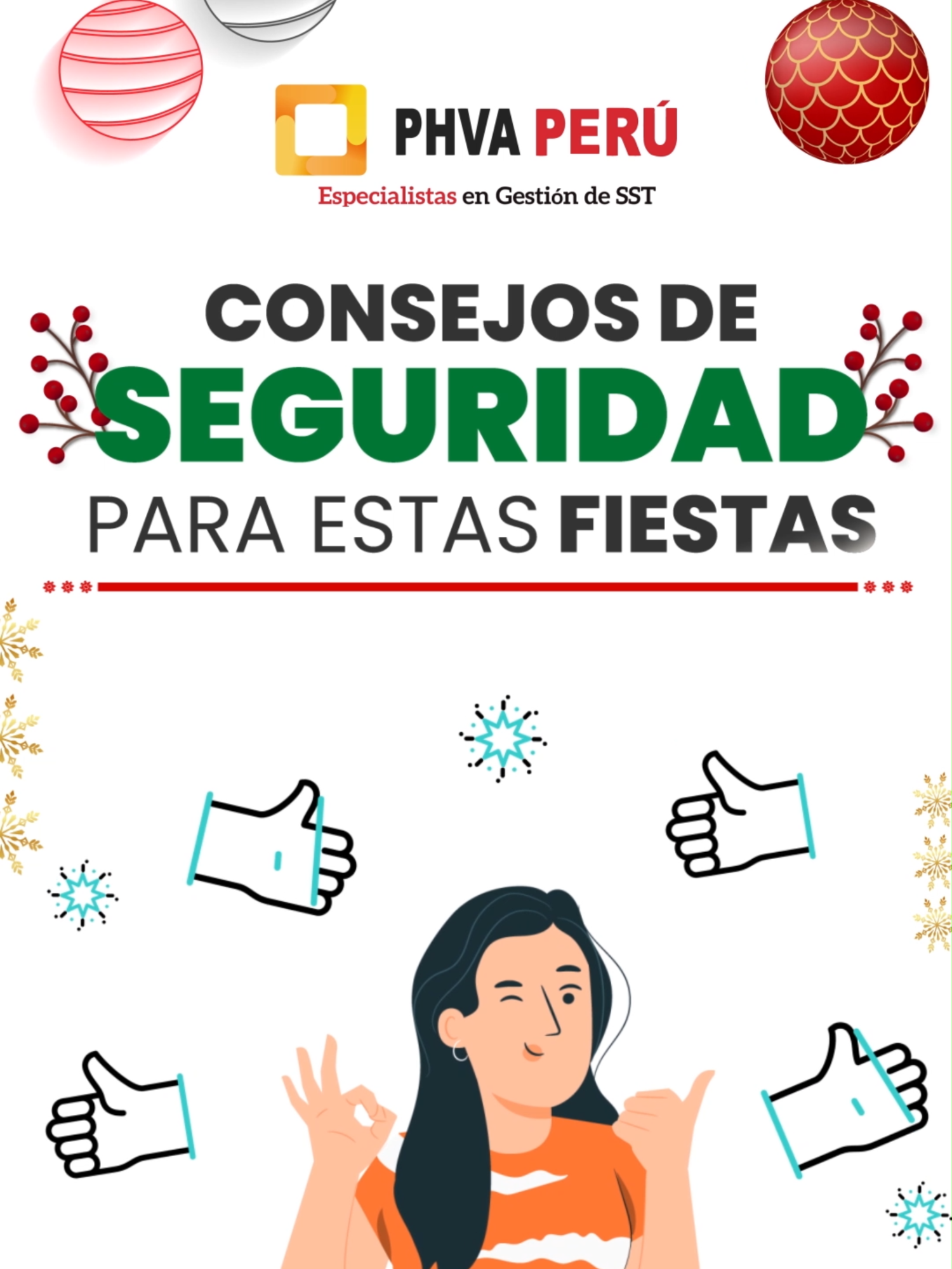 🎄✨ ¡𝐂𝐞𝐥𝐞𝐛𝐫𝐞𝐦𝐨𝐬 𝐜𝐨𝐧 𝐬𝐞𝐠𝐮𝐫𝐢𝐝𝐚𝐝 𝐞𝐬𝐭𝐚𝐬 𝐟𝐢𝐞𝐬𝐭𝐚𝐬! ✨🎆 Las fiestas navideñas y de Año Nuevo son momentos de alegría, reunión familiar y muchas tradiciones, pero también es esencial 𝐭𝐞𝐧𝐞𝐫 𝐩𝐫𝐞𝐜𝐚𝐮𝐜𝐢𝐨𝐧𝐞𝐬 𝐩𝐚𝐫𝐚 𝐠𝐚𝐫𝐚𝐧𝐭𝐢𝐳𝐚𝐫 𝐪𝐮𝐞 𝐭𝐨𝐝𝐨𝐬 𝐝𝐢𝐬𝐟𝐫𝐮𝐭𝐞𝐧 𝐝𝐞 𝐦𝐚𝐧𝐞𝐫𝐚 𝐬𝐞𝐠𝐮𝐫𝐚.  Disfrutemos de estas fiestas con alegría, pero siempre con responsabilidad. 🕯️ ¡𝐌𝐚𝐧𝐭𝐞́𝐧 𝐥𝐚 𝐬𝐞𝐠𝐮𝐫𝐢𝐝𝐚𝐝 𝐜𝐨𝐦𝐨 𝐭𝐮 𝐩𝐫𝐢𝐨𝐫𝐢𝐝𝐚𝐝 𝐲 𝐜𝐞𝐥𝐞𝐛𝐫𝐚 𝐜𝐨𝐧 𝐩𝐚𝐳 𝐲 𝐭𝐫𝐚𝐧𝐪𝐮𝐢𝐥𝐢𝐝𝐚𝐝! #NavidadSegura #SeguridadPrimero #FiestasSeguras #PirotecniaResponsable #CuidadoEléctrico