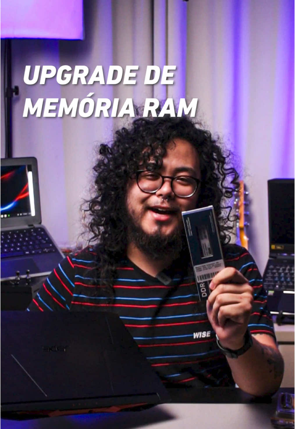 Como fazer um upgrade de memória RAM em notebook? 🛠💻 Mostramos do começo ao fim o processo de instalação de mais um pente de RAM em um Nitro 5 (2022).  Além das dicas que citamos, uma informação importante é ter ciência de qual modelo de memória a ser instalada é compatível com o notebook, no entanto é muito fácil achar essa informação na internet, mas se necessário você pode entrar em contato em nossa DM que estamos a disposição para ajudar!  Comenta aqui embaixo se você já fez esse tipo de upgrade e se foi fácil todo o processo. 💬 No link da BIO temos nosso grupo de acessórios de notebooks onde enviamos diariamente as melhores ofertas!  #memoriaram #ram #notebook #memoria #laptop #upgrade #upgraderam #nitro5 