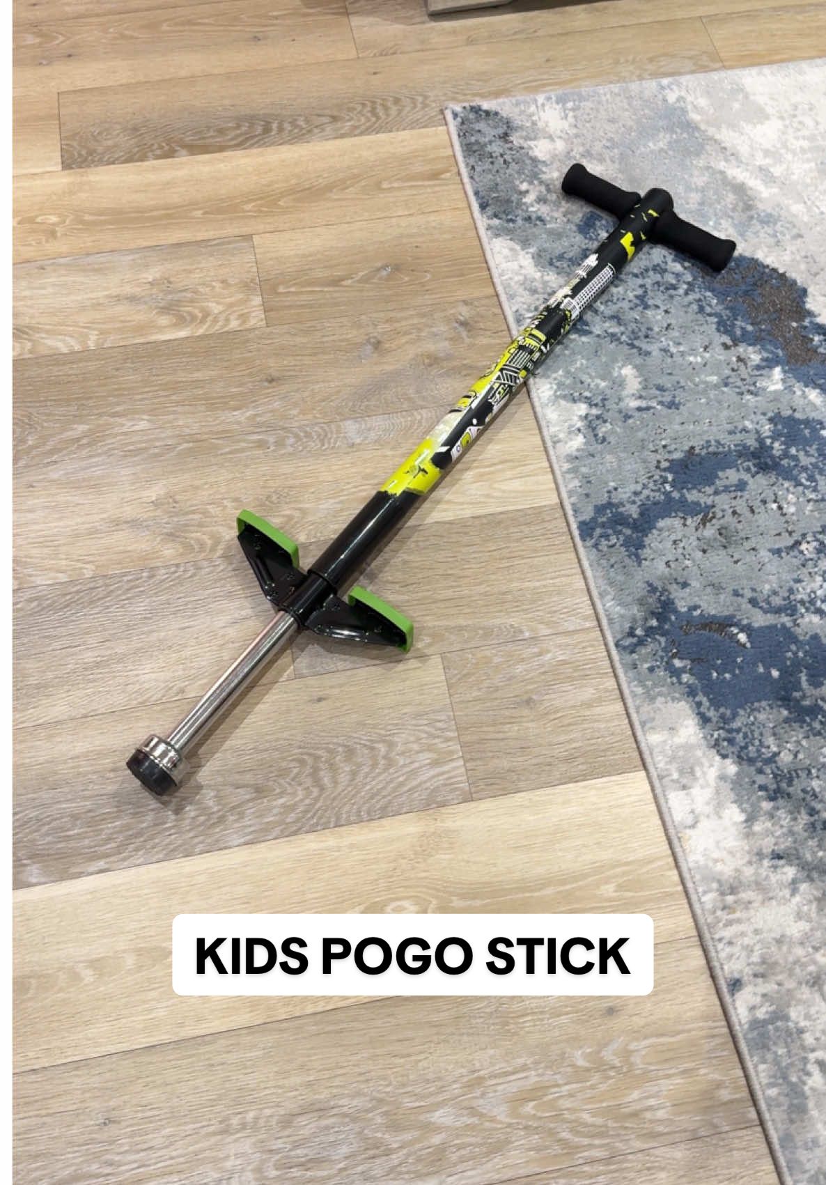 This pogo stick is perfect for the kids! And gets them outdoors! #kidstiktok #kidstoys #FamilyFun #tiktokmademebuyit 