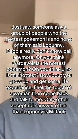 The hottest pokemon isnt the one closest to a real woman #pokemon #gardevoir #lopunny #pokemoncards #fyp #satire 