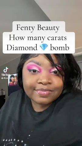We love a universal product 🥰🥰 #fentybeauty #howmanycarats #diamondbomb #highligher #makeup #fyp 