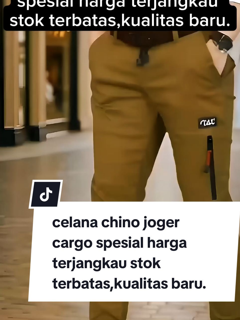celana chino joger cargo spesial keren harga terjangkau stok terbatas bikin penampilanmu lebih mantap buruan dipesan sebelum kehabisan#fyp #foryoupage #4u #xyzbca #masukberanda #chekout #promoguncang1212  #fyp #shopmaster #wibgajian #viraltiktok #belilokal #promoguncang #shoptokopedia #cuantanpabatas #afiliate #gebyarbelanjadesember #celanachino 