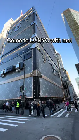 Fun fact this is the largest LV store in the world 🤩🤩  #nyc #newyork #5thave #louisvuitton #shopping #madisonave #cartier #luxury #ShoppingSpree #shopaholic #fashion 