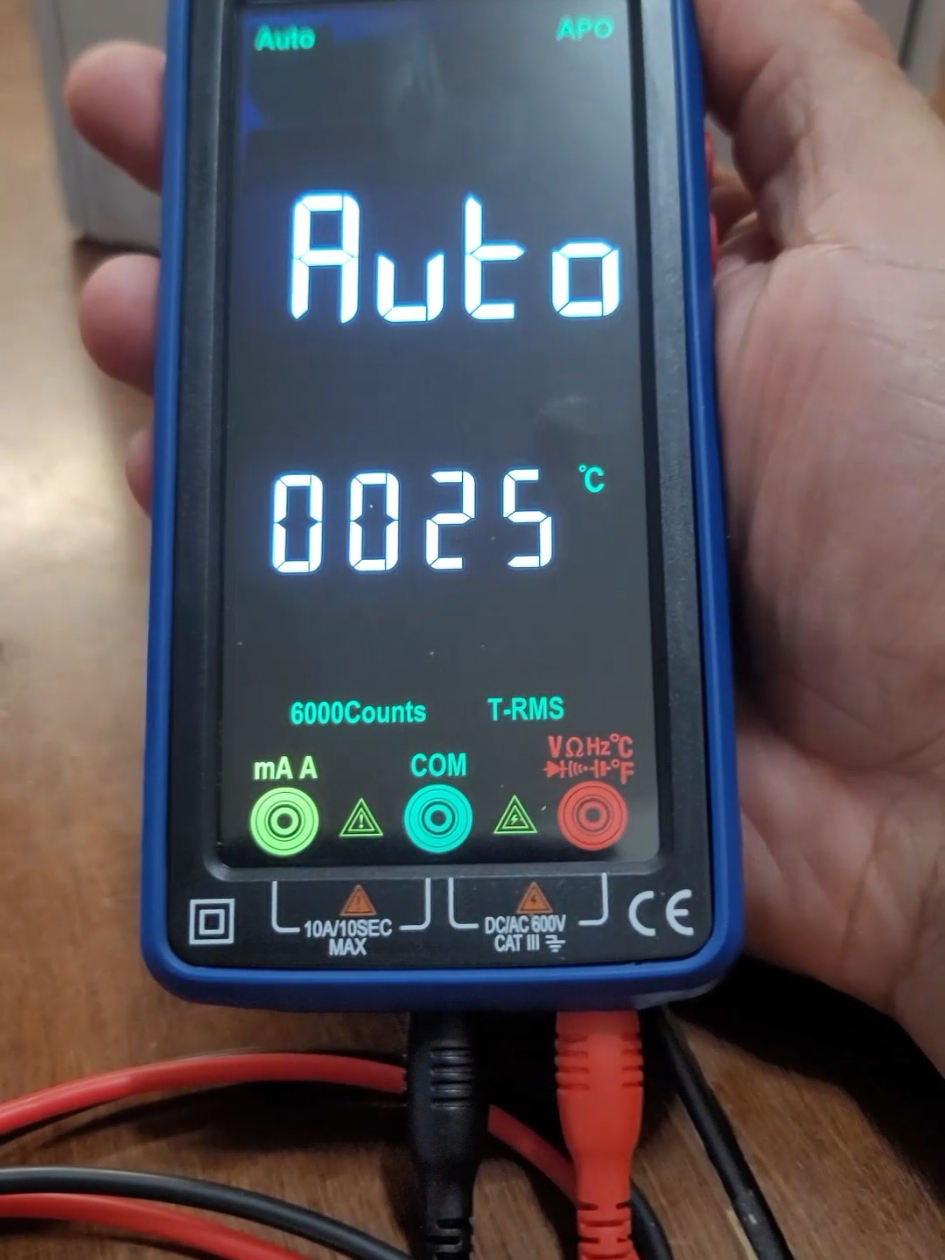 USB Rechargeable 6000 Counts Digital Smart Multimeter Auto-Ranging with Large Display Capacitance Ac/Dc Voltmeter Resistance NCV Temperature Continuity Diode Live Check Electric Tester Tool#TikTokShopHolidayHaul #christmasgifts #holidaydeals #parati #parati #fyp 