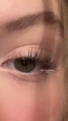 my eyes used to be brown