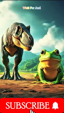 Frogsaur: The Ultimate Dino-Frog Hybrid! 🦖🐸 | #Wildlife #ShortsFeed #Trending#viralAIvideo #doubleanimal 