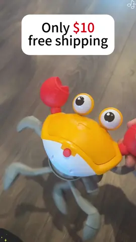 Crawling Crab Baby Toy Music #baby #cute #tiktokshop #fyp #babycute #shopping 