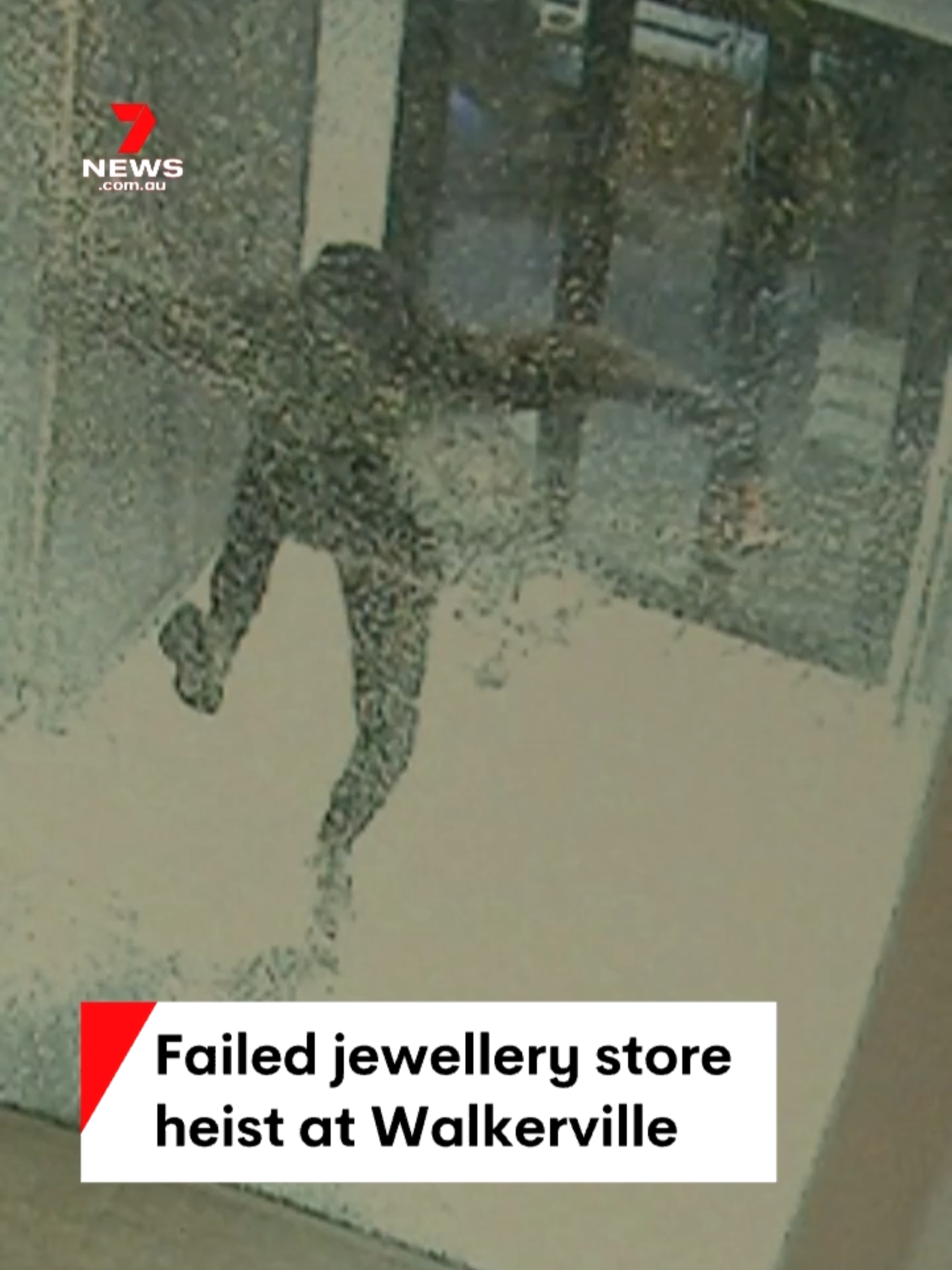 Thanks to bullet-proof glass, would-be thieves have been left empty-handed after trying to smash their way into a jewellery showroom at Walkerville. An extreme security upgrade including a 400kg ram-raid-proof door was completed at the store just two weeks ago. #7NEWS