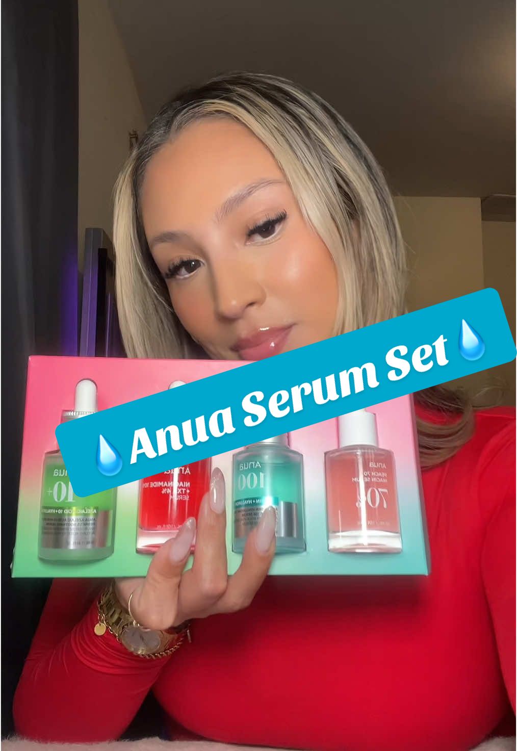 ✨💧For the korean skincare lovers🤩🤩🤩🤩#anua #anuaserumreview #anuaserums #anuaserumset #anuaserumdiscoveryset #anuaserum #koreanskincare #kbeautyskincare #koreanserum #kbeautyskincare #anuanewarrivals #TikTokshop #tiktokshopping #newyearnewaura #tiktokshopholidayhaul  #giftguide #ttsdelight #shoptoysandtots #tiktokshopcreatorpicks #tiktokshopnewarrivals 