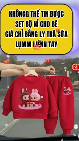 bộ nỉ bông cho bé, đàn seoo khủng, sănn lẹ nào #baoanshop #xuhuongtiktok #xuhuong #nonibong #bonilabubu @baoanshop.01 