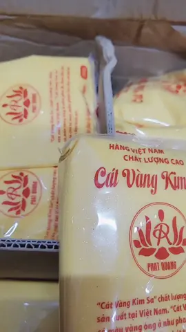 CÁT VÀNG KIM SA ĐỂ LƯ HƯƠNG THỜ CÚNG BỊCH 500GRAM #đolamdichua #phápphụcngocanh 