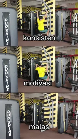 yu bisa yu konsisten  #gym #duoshinefitness #gymmotivation #fitnessbsd #gymrat 
