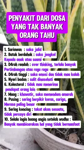 Sumber penyakit dari dosa yang mungkin kita tidak sadari. #obatherbal #tipssehat #infosehat #fyp #sehatalami #kesehatan #berkahalam 