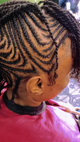#Loveyourboobs cornrows with soft twist no braids added #naturalhair #neatcornrows 