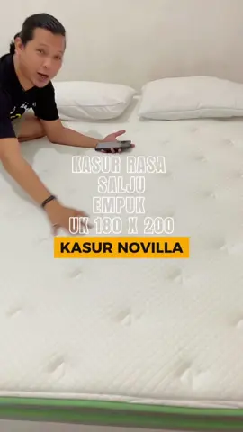 Membalas @leo.haryoto3 Kasur Rasa Salju Ukuran 180 x 200 untuk tebal 25 aja sudab nyaman banget apalagk kasur yang tebal 30cm. #kasursultan #kasurnovilla #kasursalju #cuantanpabatas #wibgajian #valemedutech #novillaindonesia 