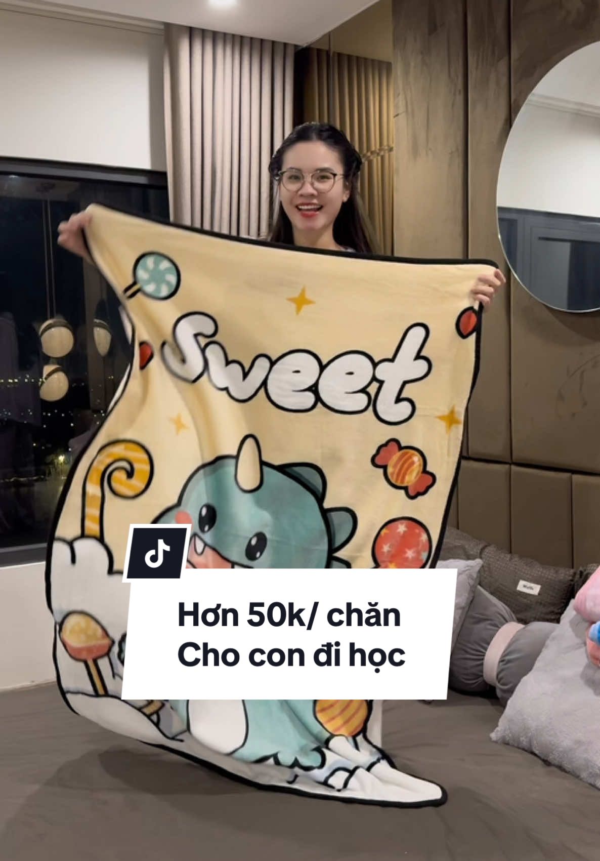 Chăn mỏng đắp cho con các mẹ ơi #chanchobe #chanchobedihoc #chanchocon #xuhuong #mepepssi 