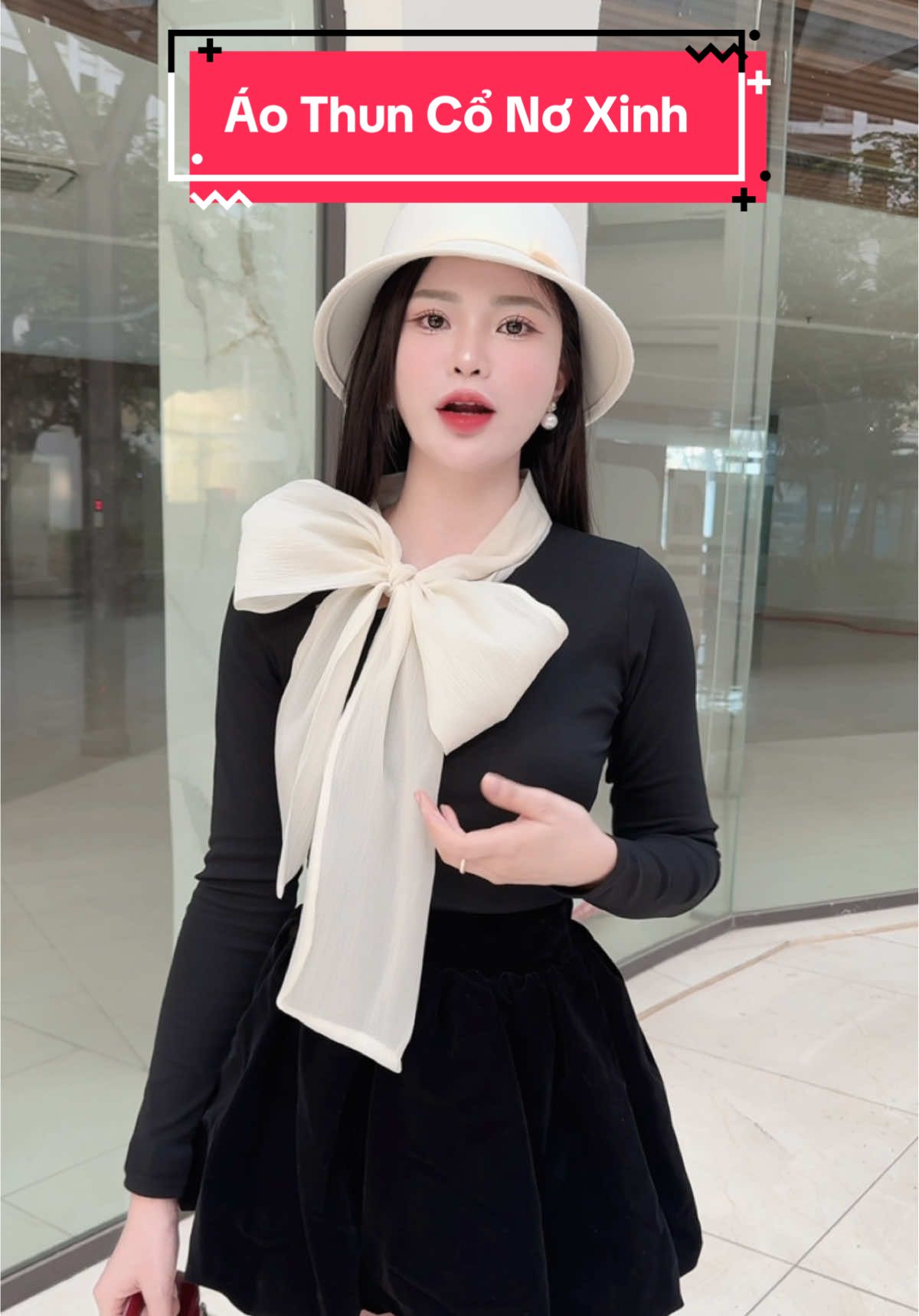 Áo Thun Cotton Dài Tay Phối Cổ Nơ #châmphan #champhan #champhanreview #review #áo #aothun #aothuncono #aothuncotton #aothundaitay #aothunbody #thoitrang #thoitrangnu #phoidoxinh 