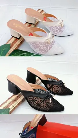 Sandal heels wanita brukat hak tahu 5cm #SandalheelsWanita #affiliatepemula  #fyp #viral 